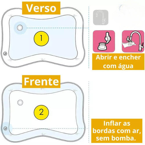 Tapete de Água Interativo para Bebês