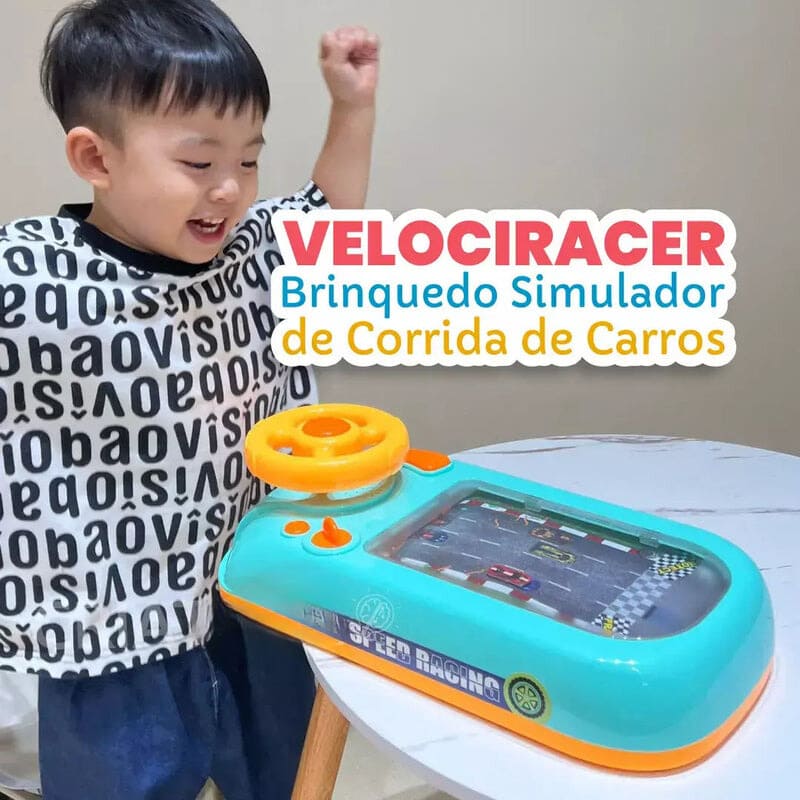 Velociracer - Brinquedo Simulador de Corrida de Carros