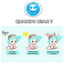 Protetor de Banho Infantil para Olhos e Ouvidos