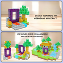 Portal do Nether Minecraft - 32 / 48 / 77 Peças