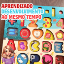 Alfabeto Montessori Multiatividades 7 em 1 | Varie™