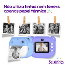 Câmera De Impressão Térmica Portátil Infantil - Baixinhos Cam®