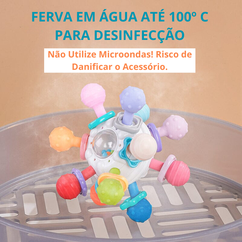 Mordedor Baby - Emite Sons  de Chocalho🎵 - Ajude seu Bebê nos primeiros dias👶