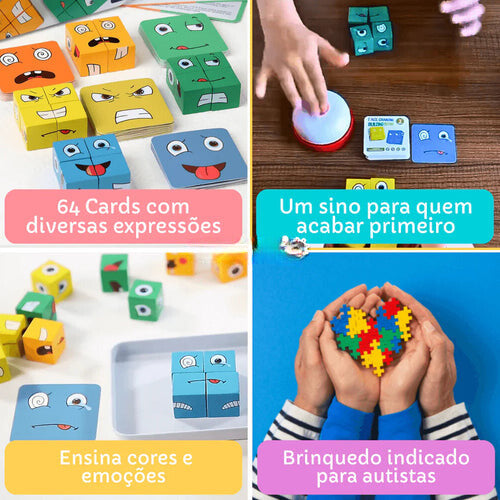 Expressadinho - Cubo Jogo de Expressões Faciais
