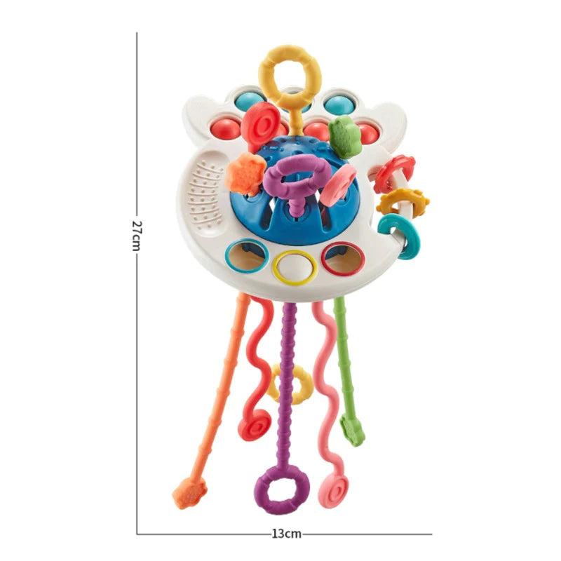 Kids UFO- Brinquedo Sensorial Montessori 3 em 1