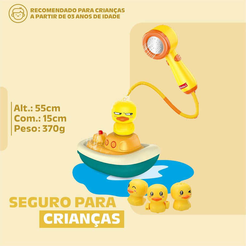 Flutuante com chuveiro elétrico
