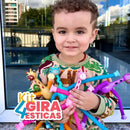 Kit com 4 Giraesticas - Girafas Fofas e Coloridas com Ventosa