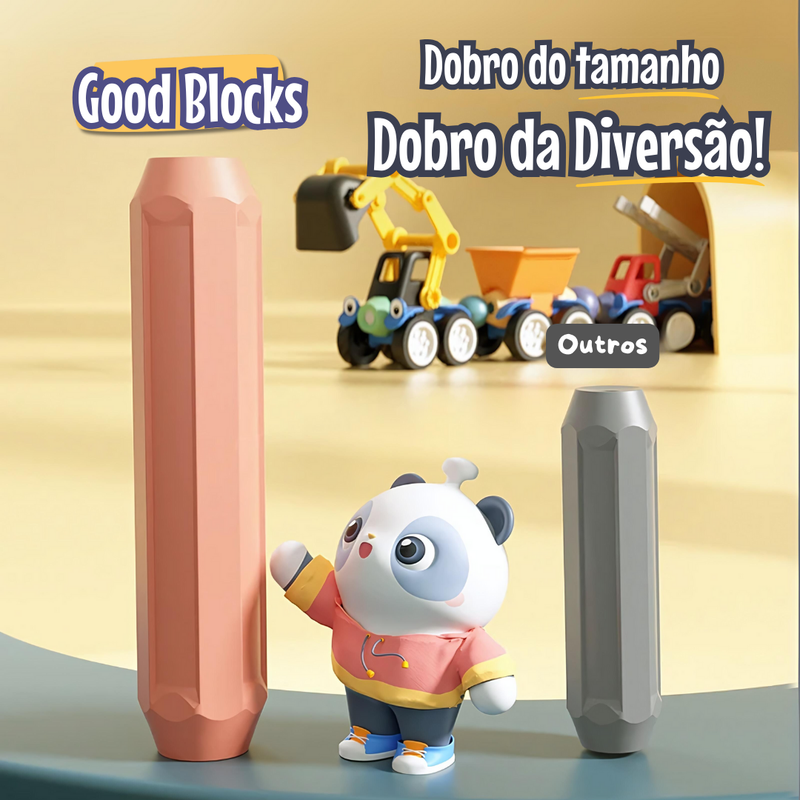 GoodBlocks® - Blocos Magnéticos que Constroem a Imaginação
