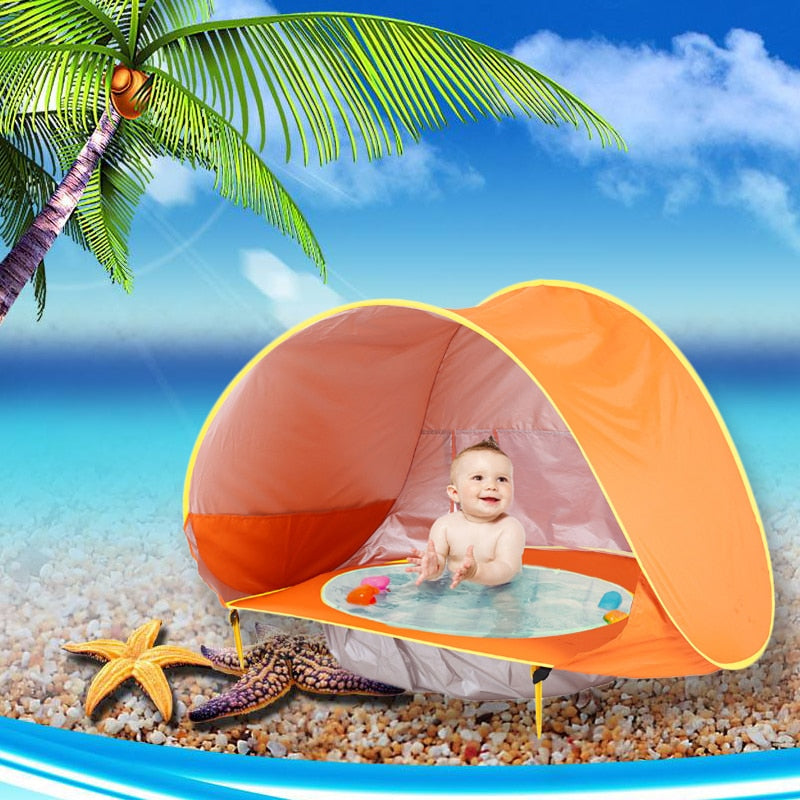Barraca Com Piscina Para Bebê Com Proteção FPU 50+