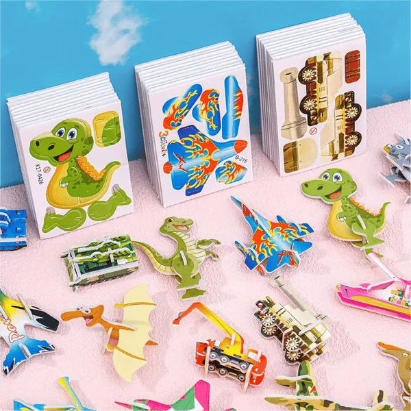 🚀 Quebra-Cabeça 3D Infantil - 25 Peças