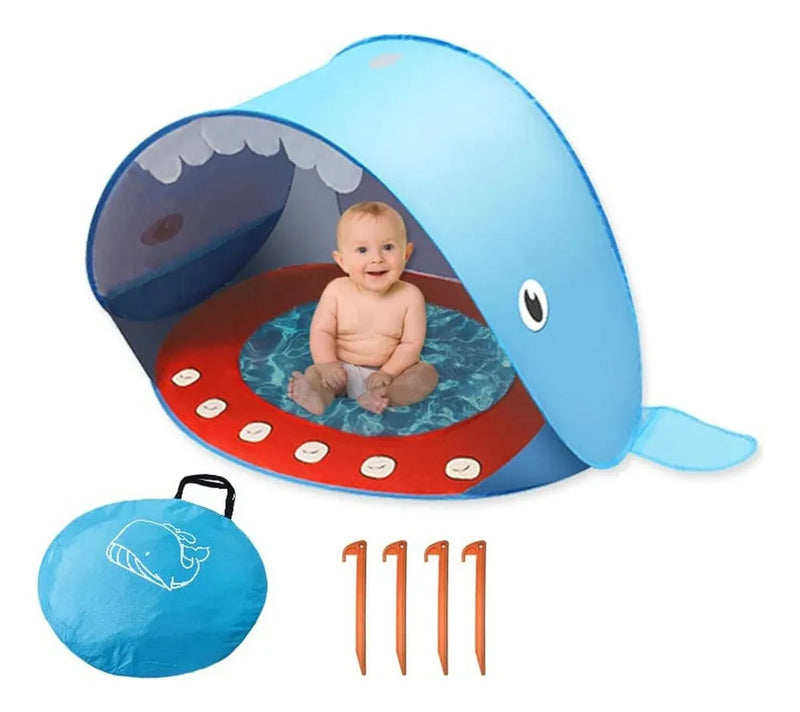 Barraca Com Piscina Para Bebê Com Proteção FPU 50+