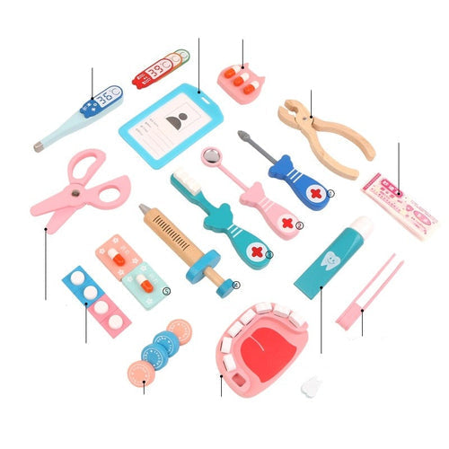 Kit Médico Infantil - Brinquedo Montessori
