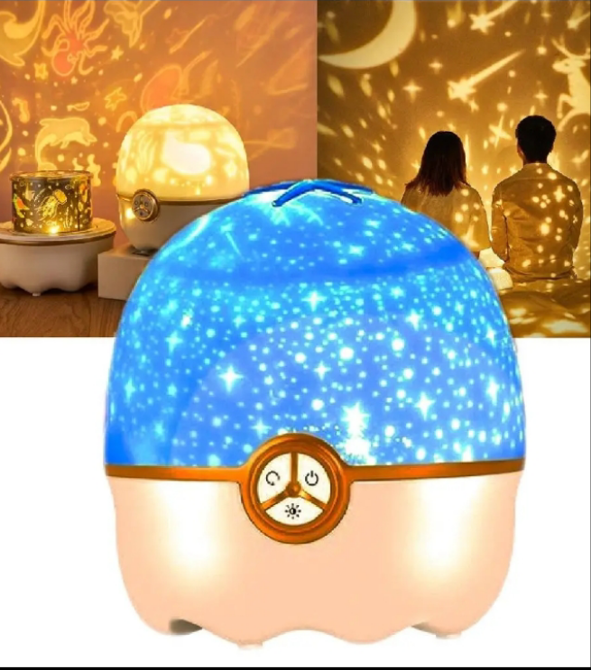 Projetor luminária Infantil Mundo Mágico.
