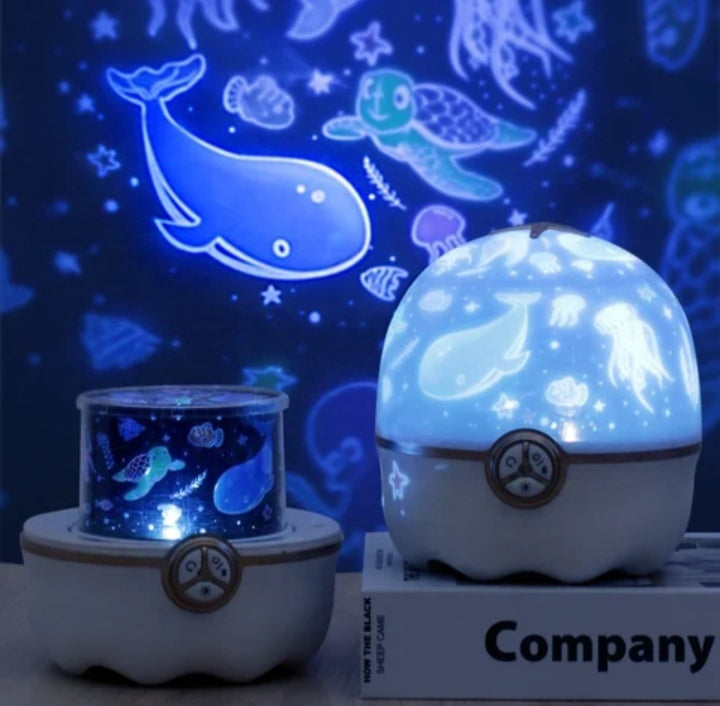 Projetor luminária Infantil Mundo Mágico.