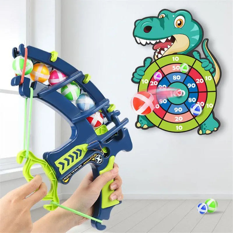 Arco Atira e Gruda com Alvo - Lançador Montessori