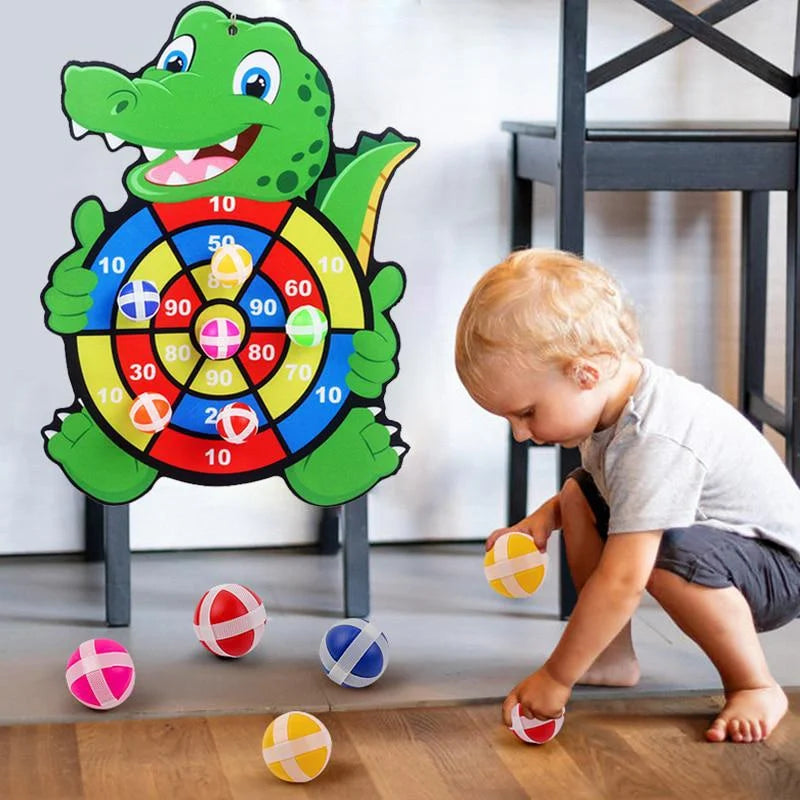 Arco Atira e Gruda com Alvo - Lançador Montessori