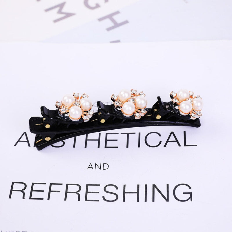 Clip Hair Cristal - Presilha Cabelo Flor de Cristal (COMPRE 1 LEVE 2)