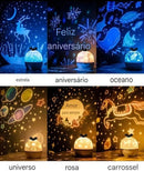 Projetor luminária Infantil Mundo Mágico.