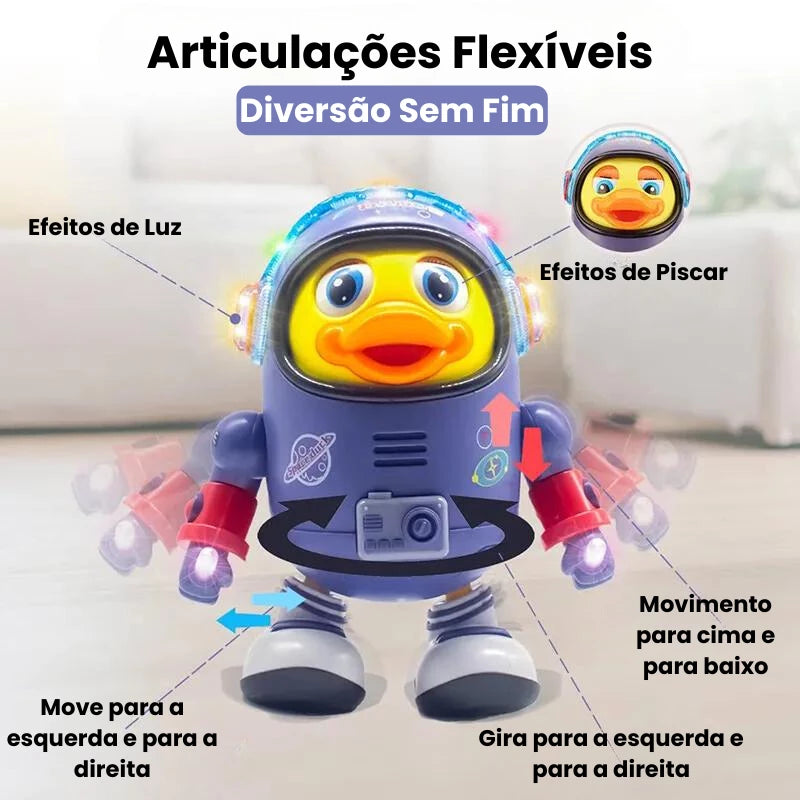 Pato Baby  – Robô Dançante com Efeitos Luminosos e Música