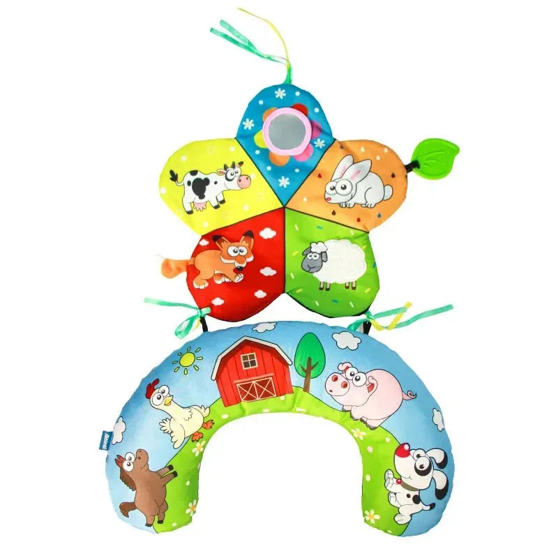 Almofada Tummy Time 'Hora Divertida' – Girafinha Gigi
