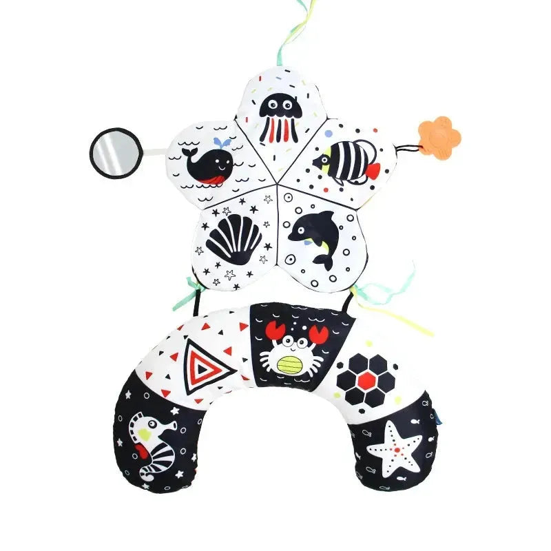 Almofada Tummy Time 'Hora Divertida' – Girafinha Gigi