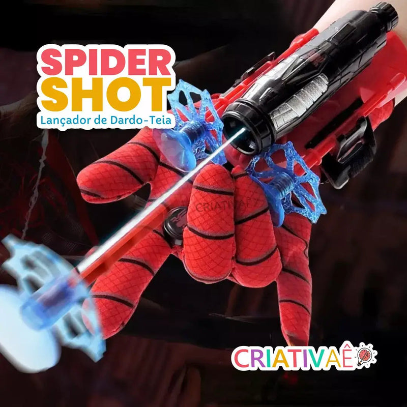 Spider Shot - Lançador de Dardo-Teia do Homem Aranha