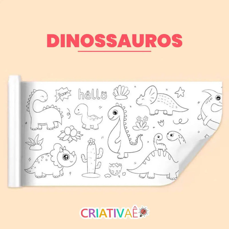 Bobina Criativa de Desenhos (3 Metros e mais de 1000 Desenhos)