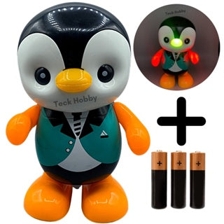 Pinguim Dançarino Musical - Anda, Canta e Dança | Perfeito para Bebês