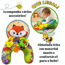 Almofada Tummy Time 'Hora Divertida' – Girafinha Gigi