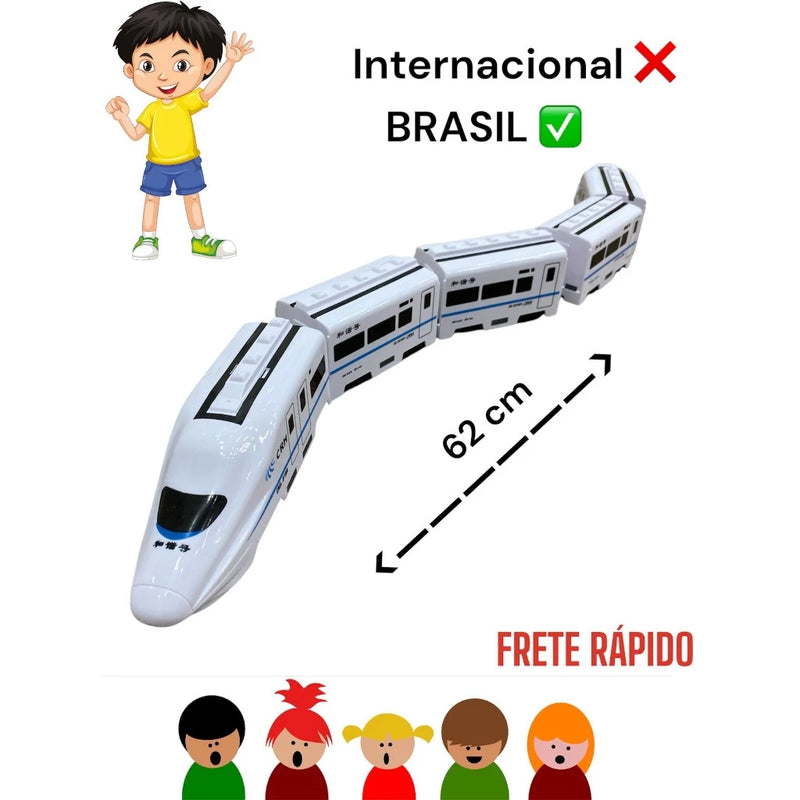 🔥Trem elétrico de alta velocidade para Crianças