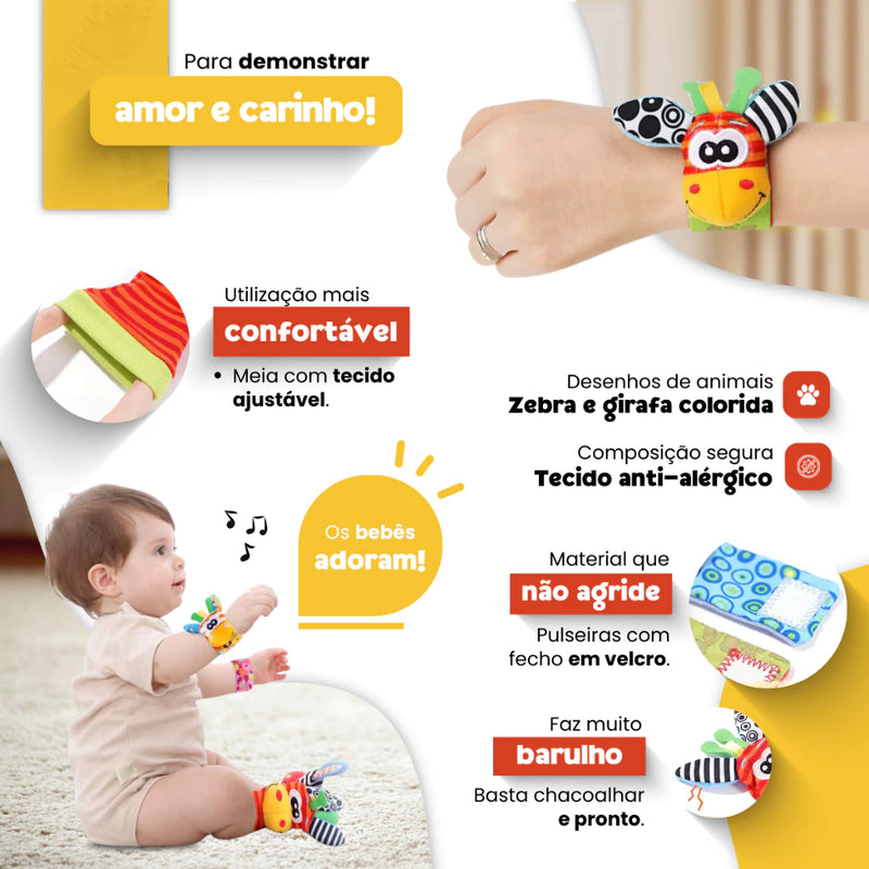 Meias ou pulseiras chocalho