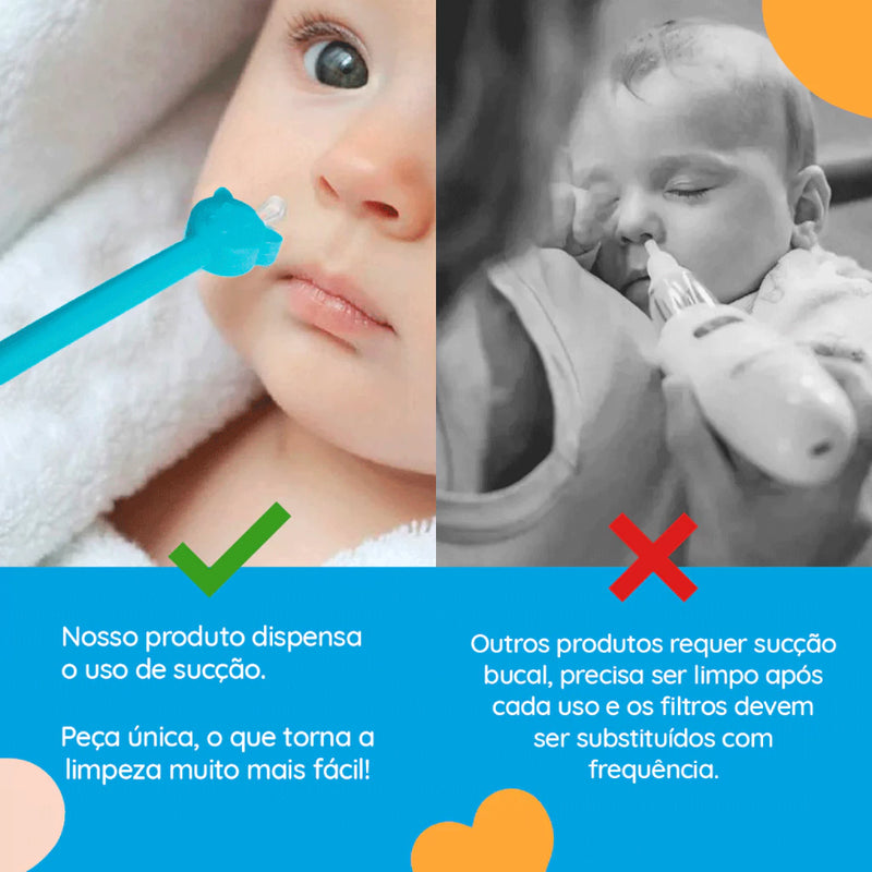Limpador Nasal e de Ouvido