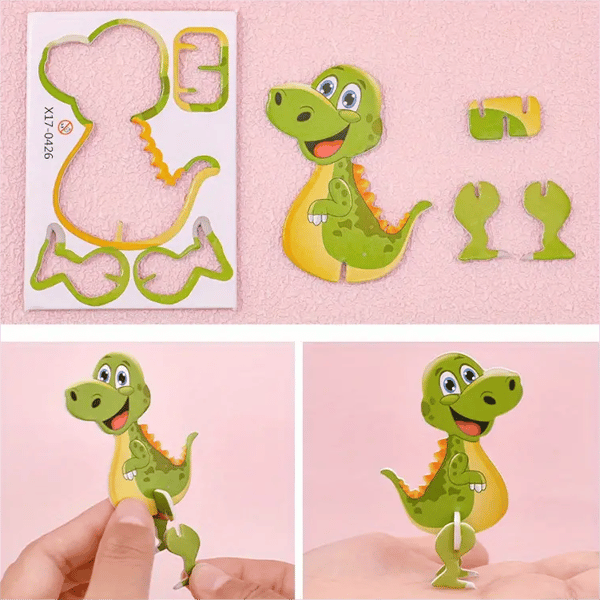 🚀 Quebra-Cabeça 3D Infantil - 25 Peças