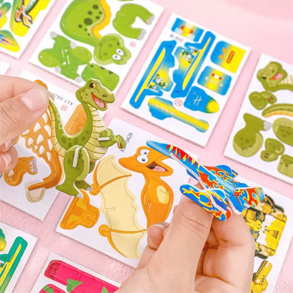🚀 Quebra-Cabeça 3D Infantil - 25 Peças