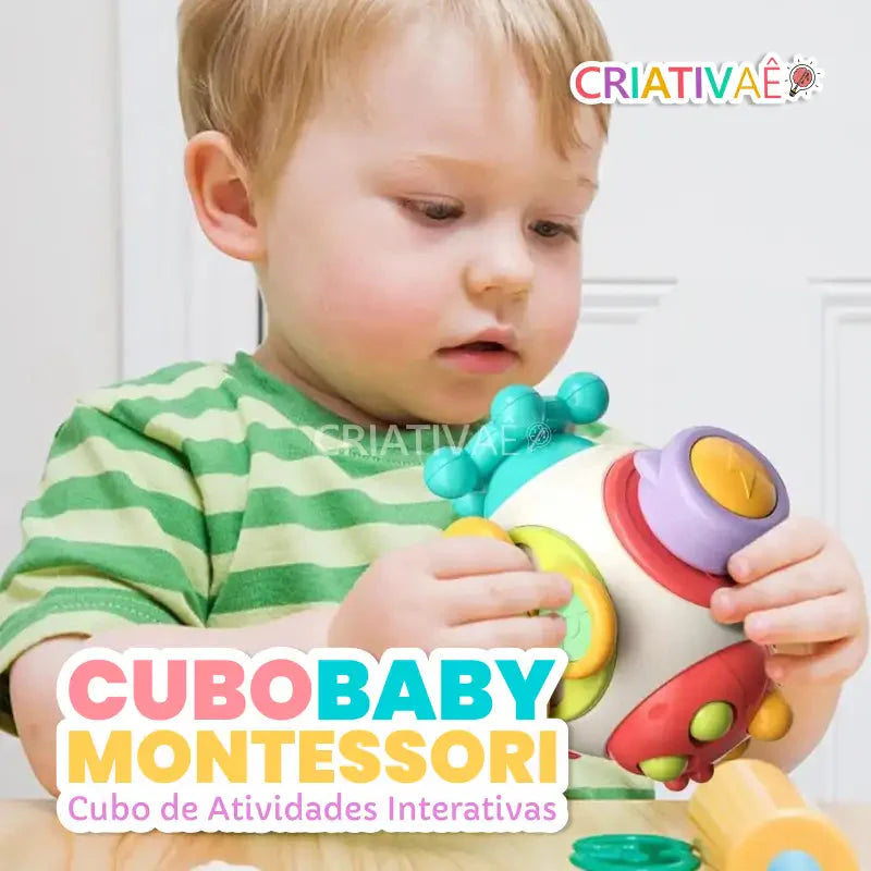 CuboBaby Montessori Interativo Multissensorial