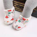 Botas de pele quentes para bebés