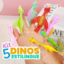 Kit 5 DinosEstilingue - Entrega de 3 a 5 dias úteis
