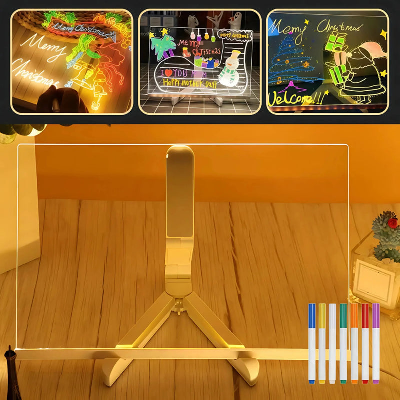 Quadro Mágico para Desenhar com Luz LED Infantil