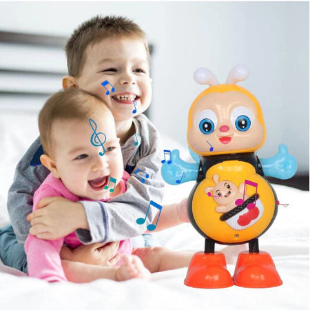 DançaBee©️ Brinquedo Abelha inteligente Dançarina com Luz e Musica