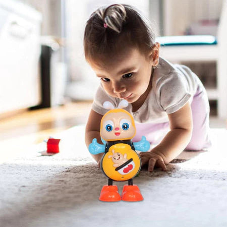 DançaBee©️ Brinquedo Abelha inteligente Dançarina com Luz e Musica