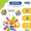 Mordedor Baby - Emite Sons  de Chocalho🎵 - Ajude seu Bebê nos primeiros dias👶